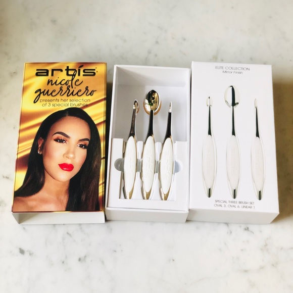 NIB Artis Nicole Guerriero 3-pc Special Brush Set - Picture 1 of 3
